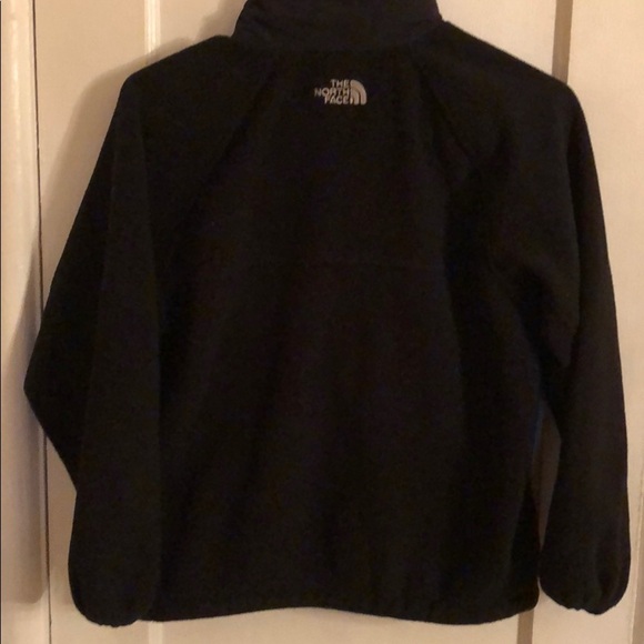 THE NORTH FACE FLEECE GIRLS ZIP UP JACKET LARGE 17in Pit X 20in Shoulder to Hem - Picture 7 of 8